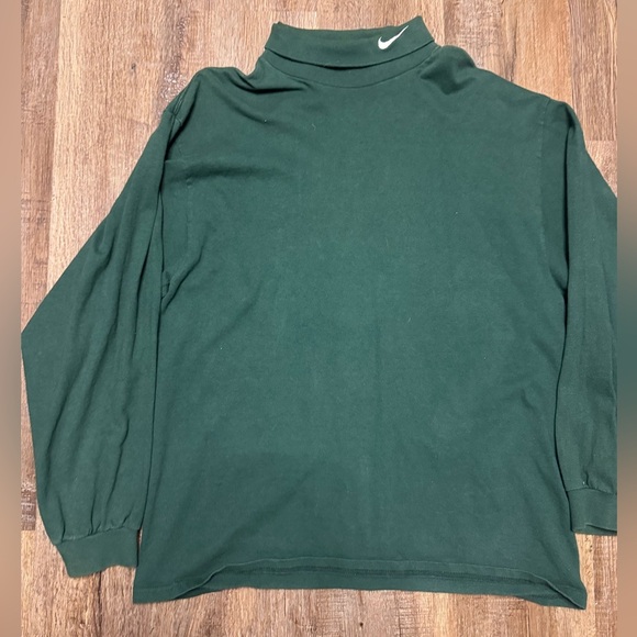 SUPER VINTAGE nike turtle neck 100% cotton - Picture 1 of 3